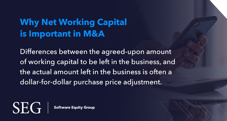 importance of net working capital in m&a