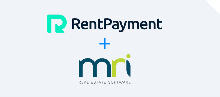 Rentpayment + MRI Real Estate Software logos