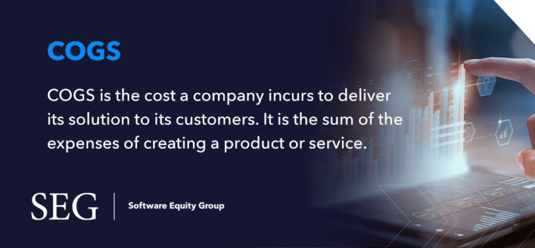 What Software Executives Should Know About COGS | SEG