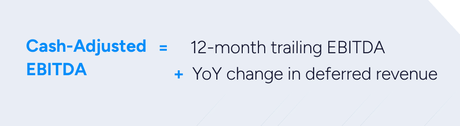 Formula for Cash-Adjusted EBITDA