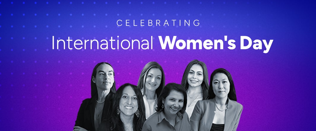 A graphic showing women trailblazers for international women's day