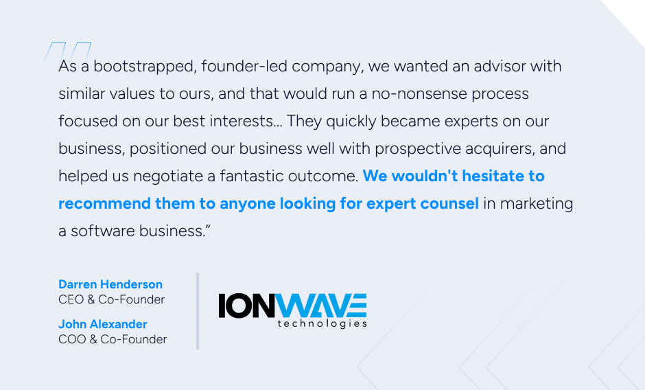 ion wave technologies software quote