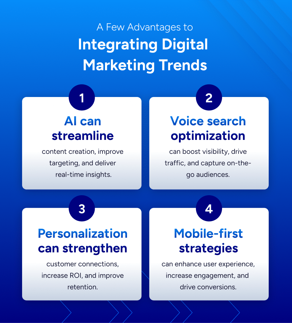 Advantages to Digital marketing trends