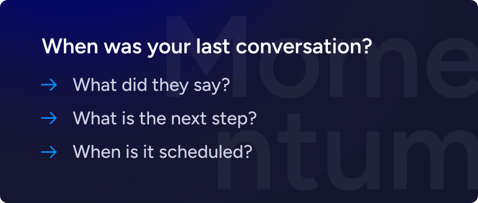 Word cloud about last conversation